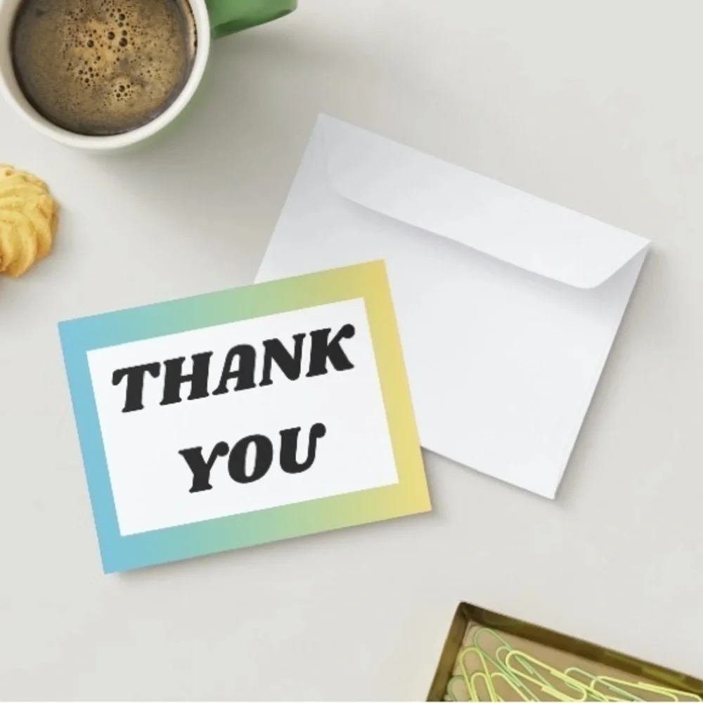 Set of 10 Thank You Post Cards